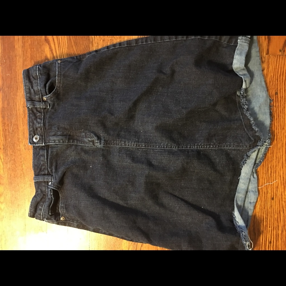 A Jean skirt